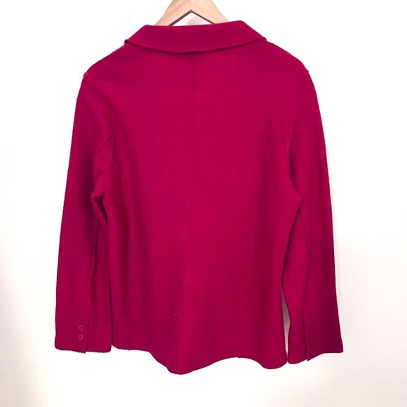 Eileen Fisher Boilded100% merino wool Cardigan Jacket Size Medium - Picture 7 of 14